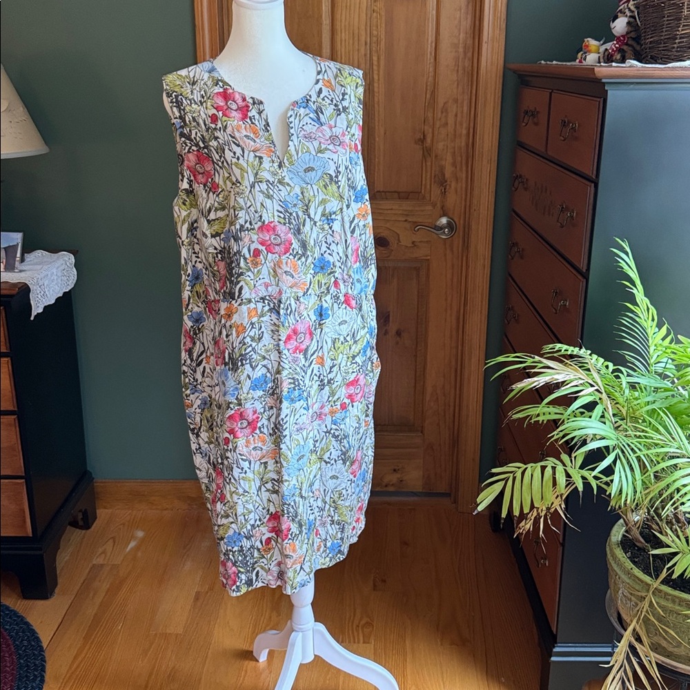 J. Jill floral linen dress